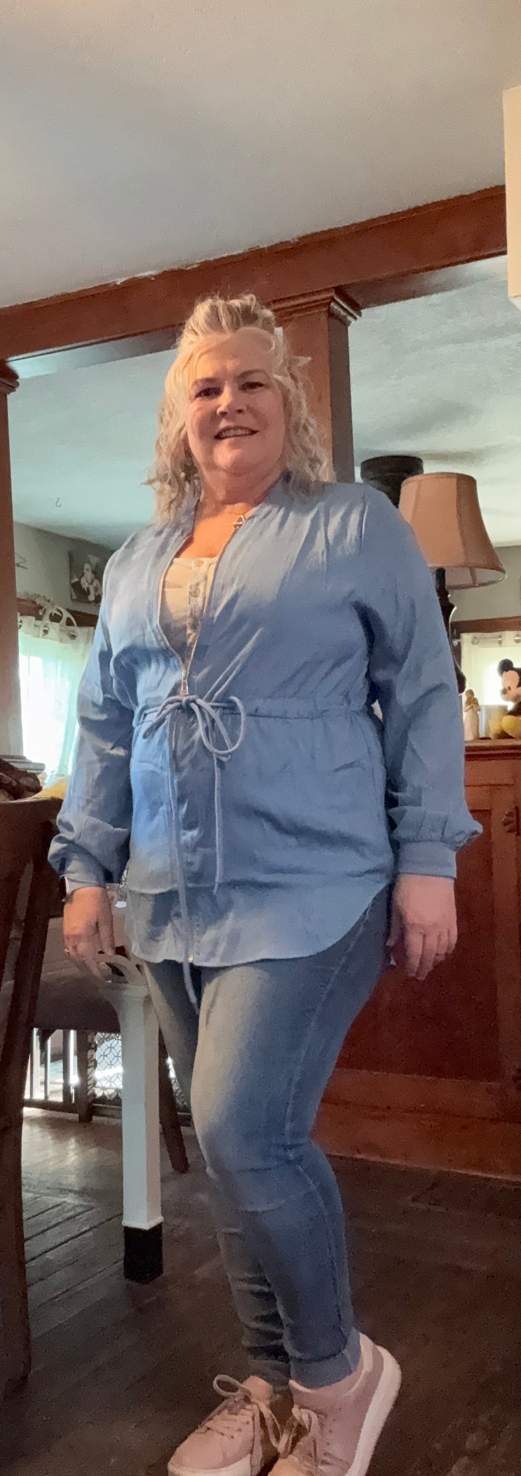 Plus size Zip up Jacket