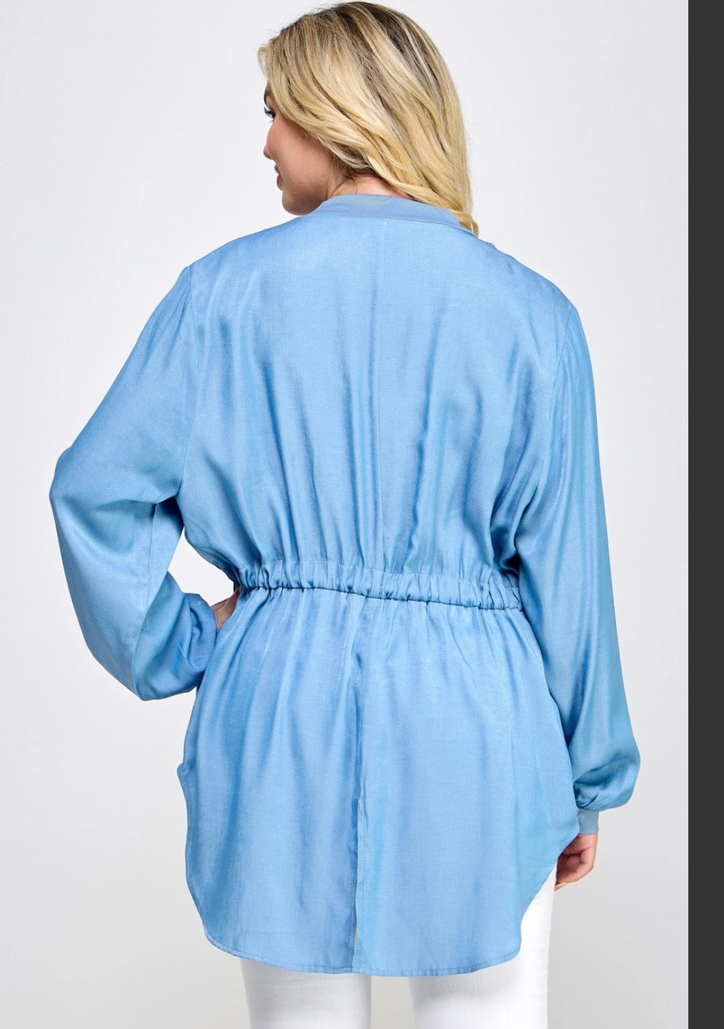 Plus size Zip up Jacket