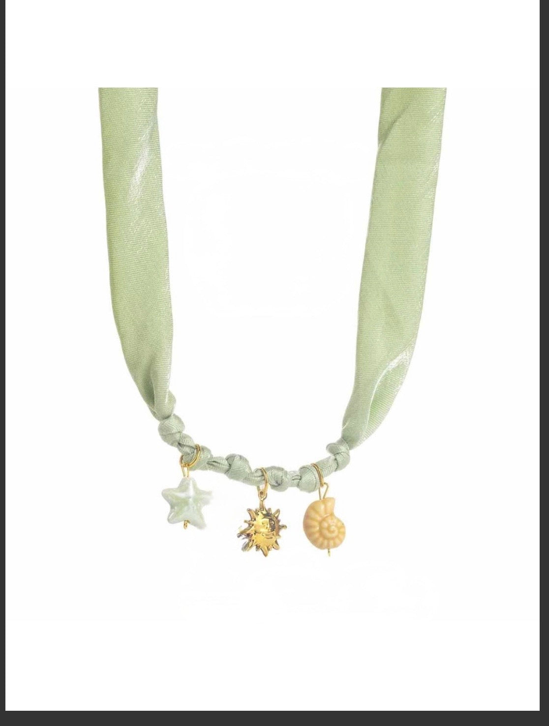Summer Charm Fabric Necklace