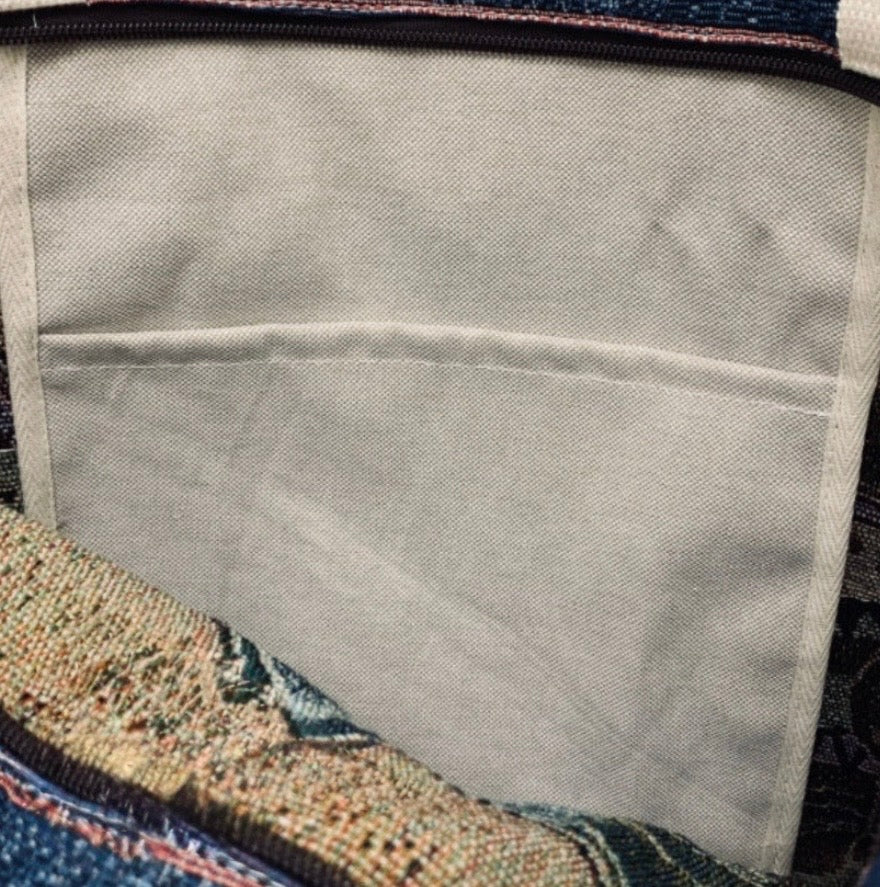 Cosbai - Floral Large Capacity Tote Bag
