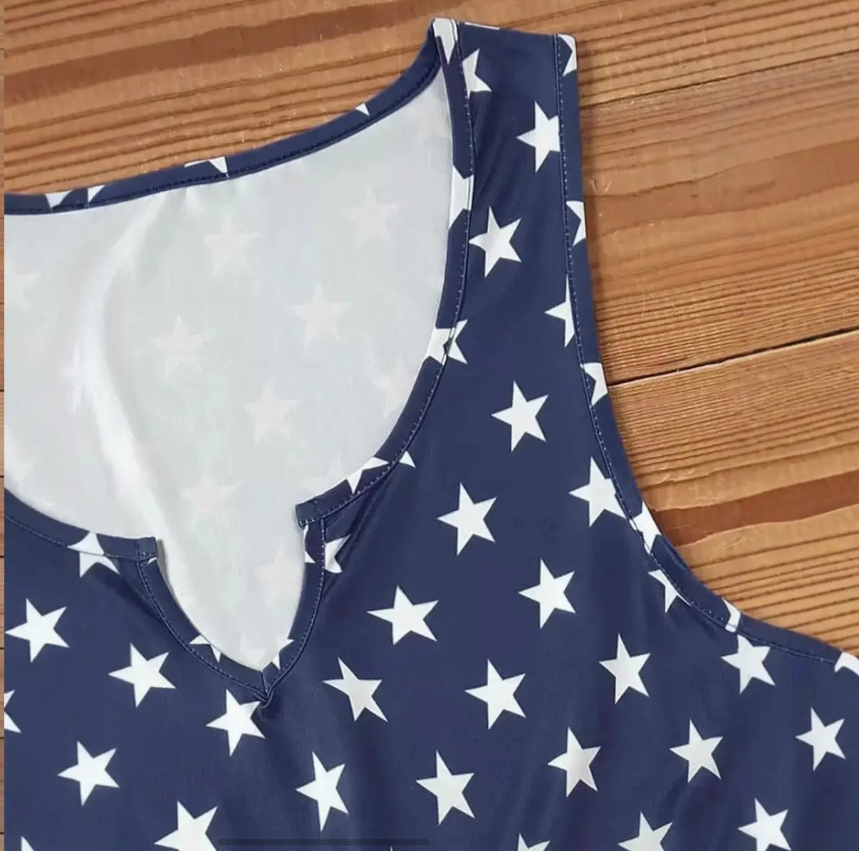 American Flag Print Sundress Independence Day Dress