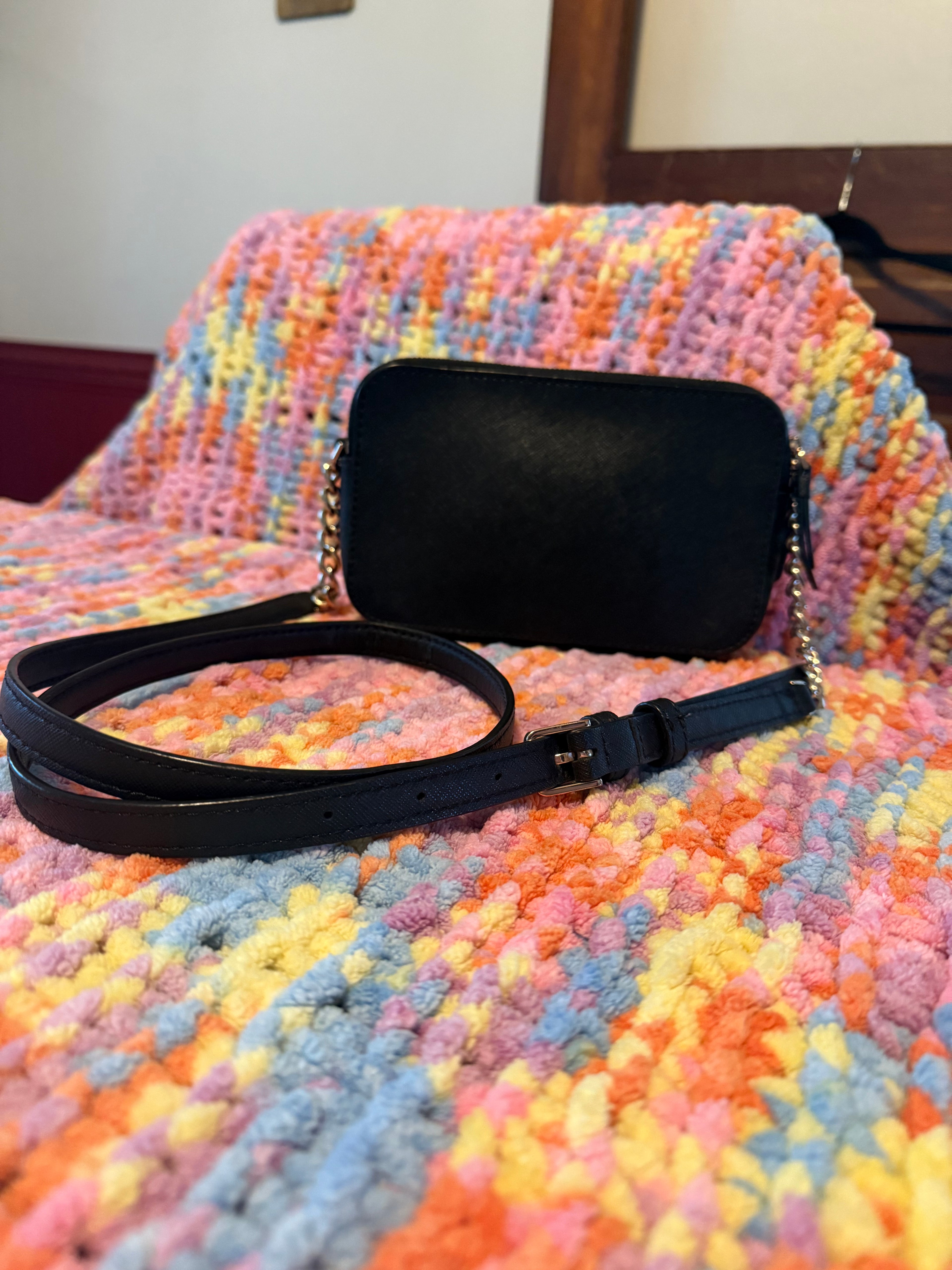 Kate Spade New York Black Leather Crossbody