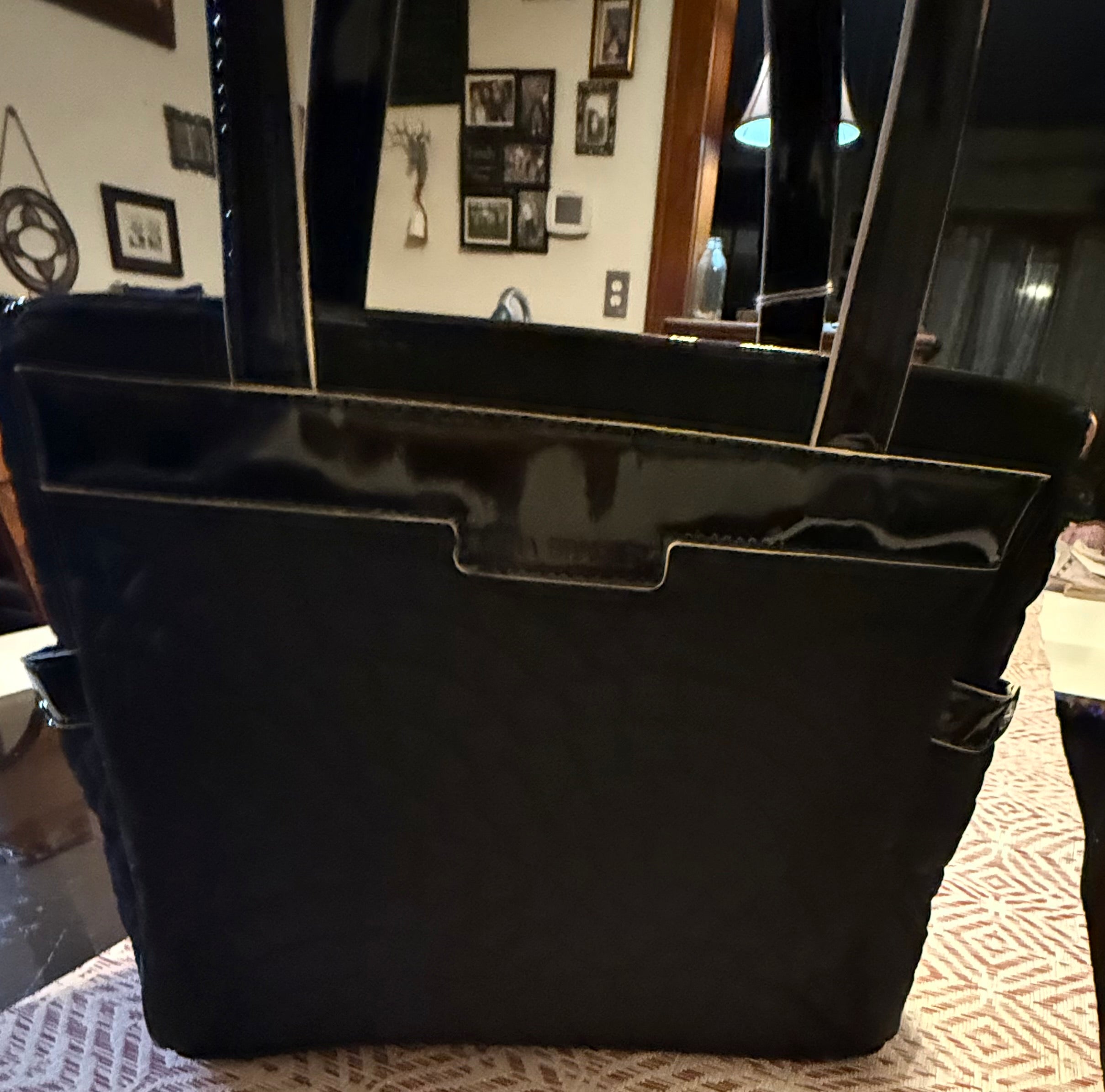 Vera Bradley Black Quilted Tote