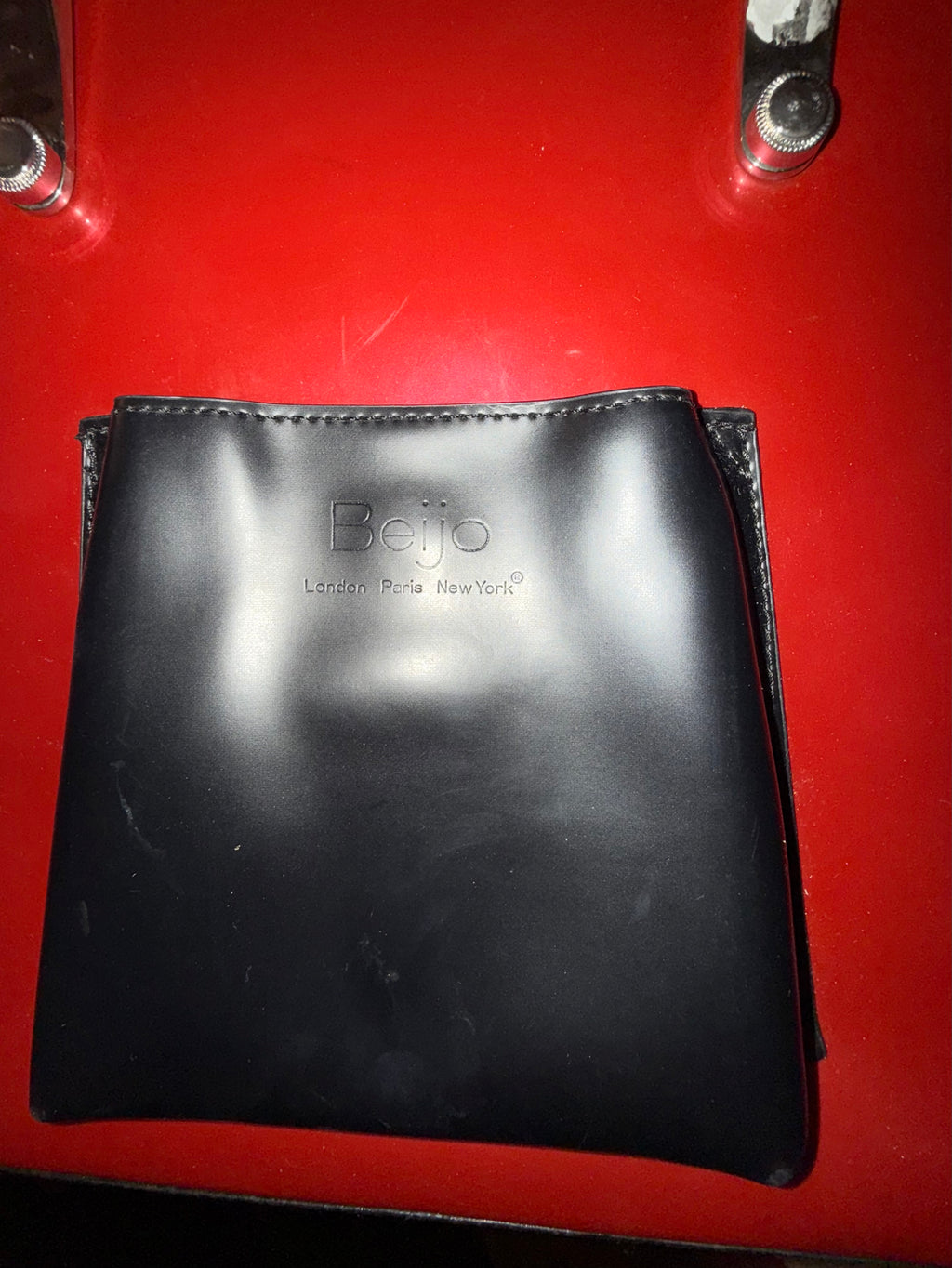 Beijo Red & Black handbag /converts to back pack