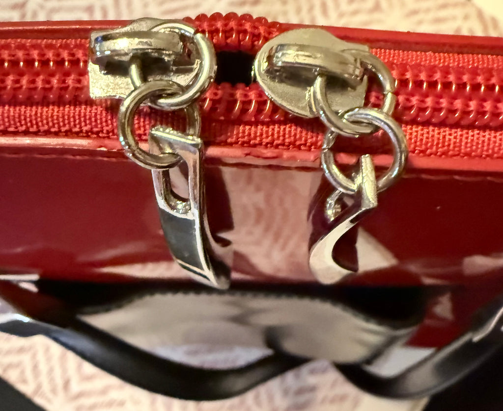 Beijo Red & Black handbag /converts to back pack