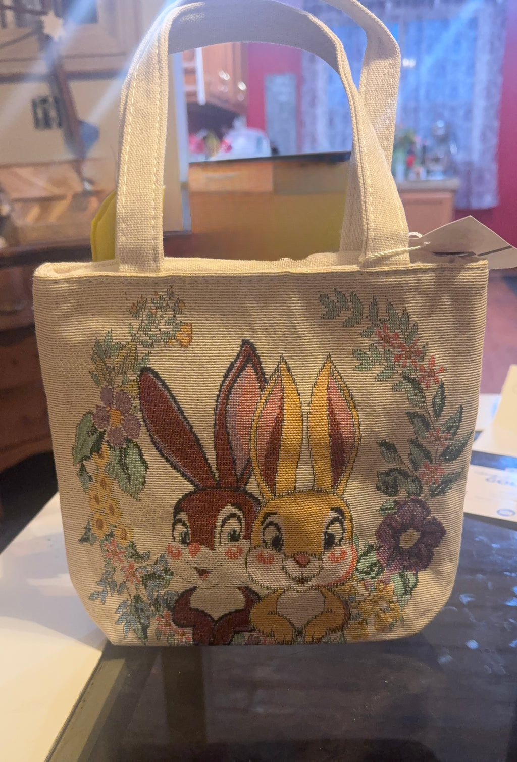 Beige Small Bunny Tote